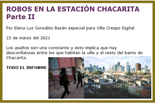 INSEGURIDAD CHACARITA